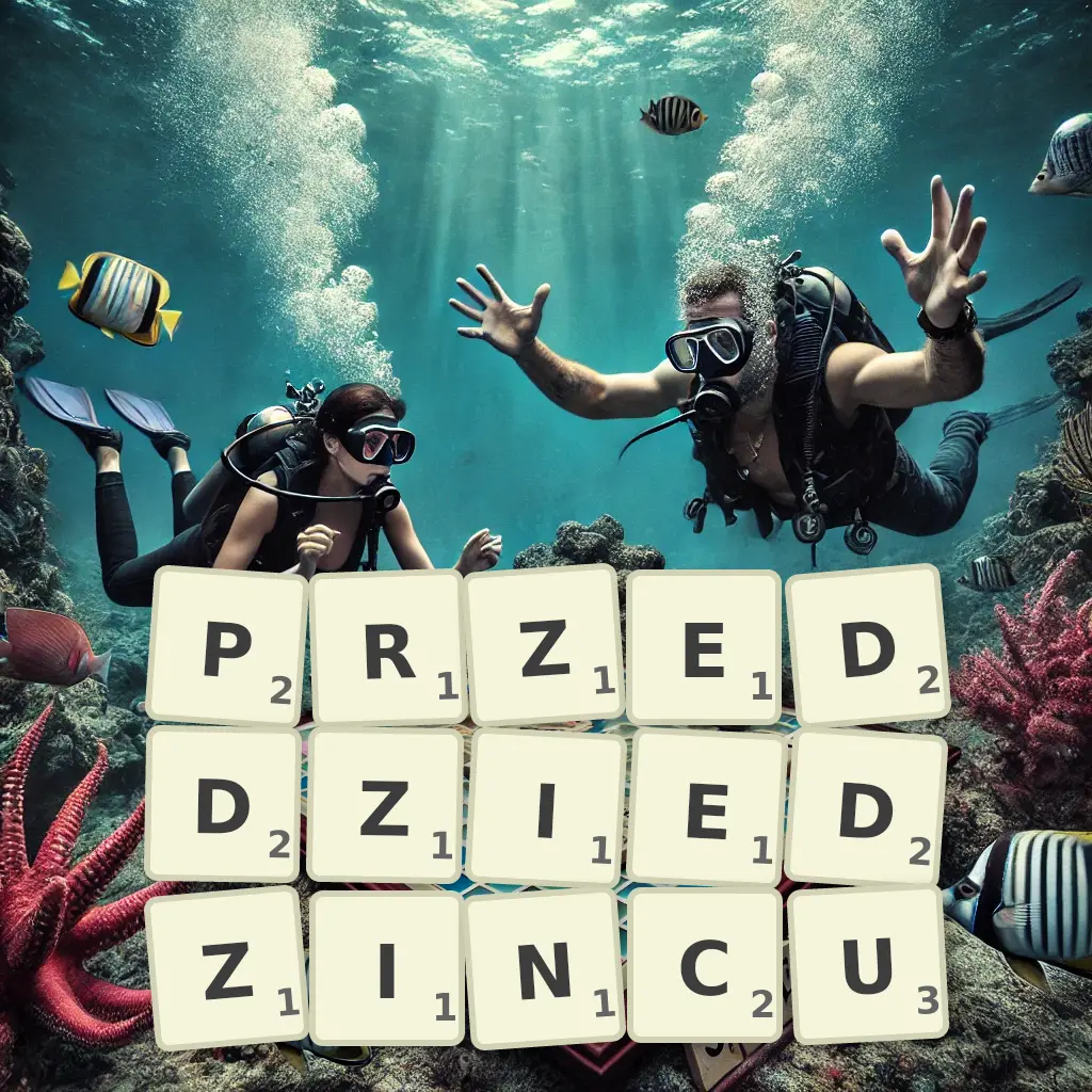 Słowa z liter PRZEDDZIEDZIŃCU