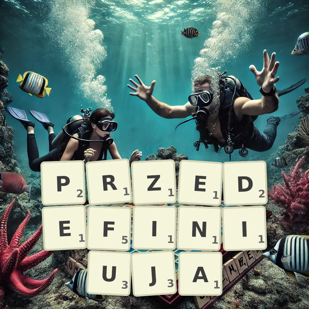 Słowa z liter PRZEDEFINIUJĄ