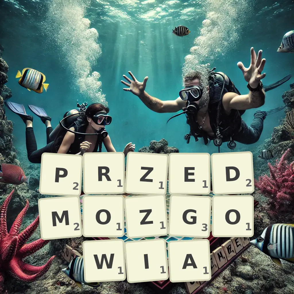 Słowa z liter PRZEDMÓZGOWIA