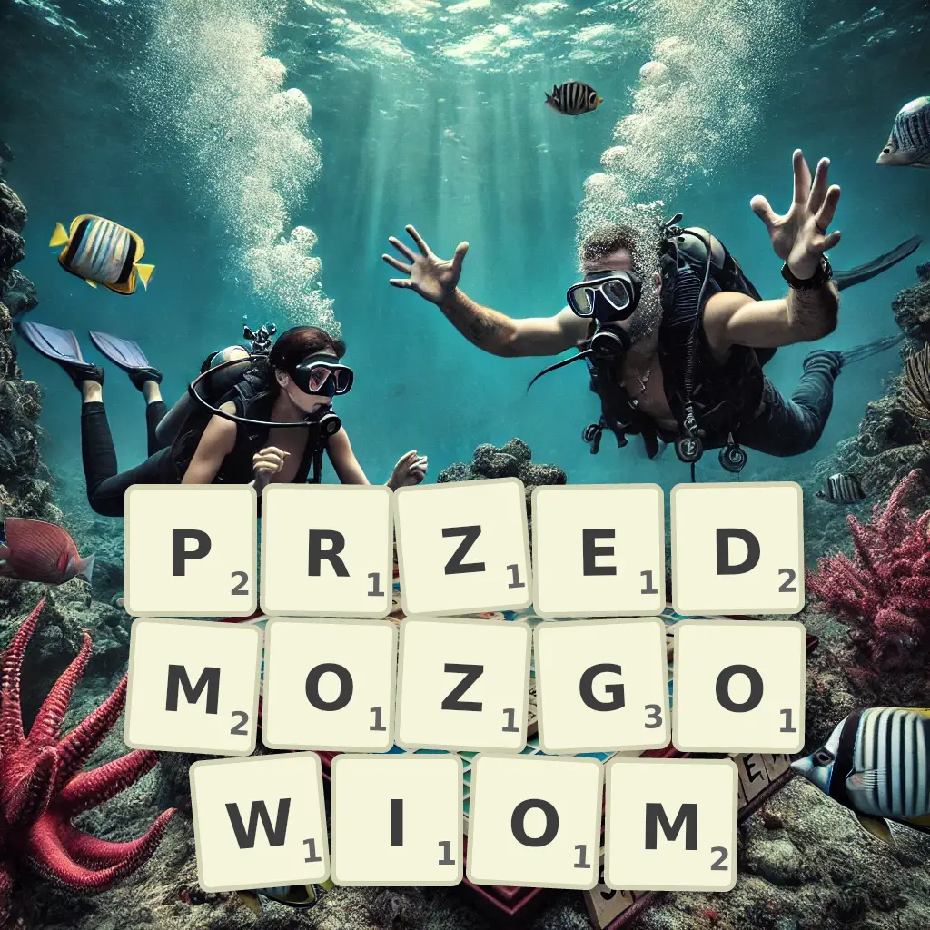 Słowa z liter PRZEDMÓZGOWIOM