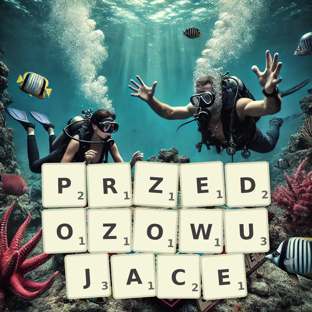 Słowa z liter PRZEDOZOWUJĄCE