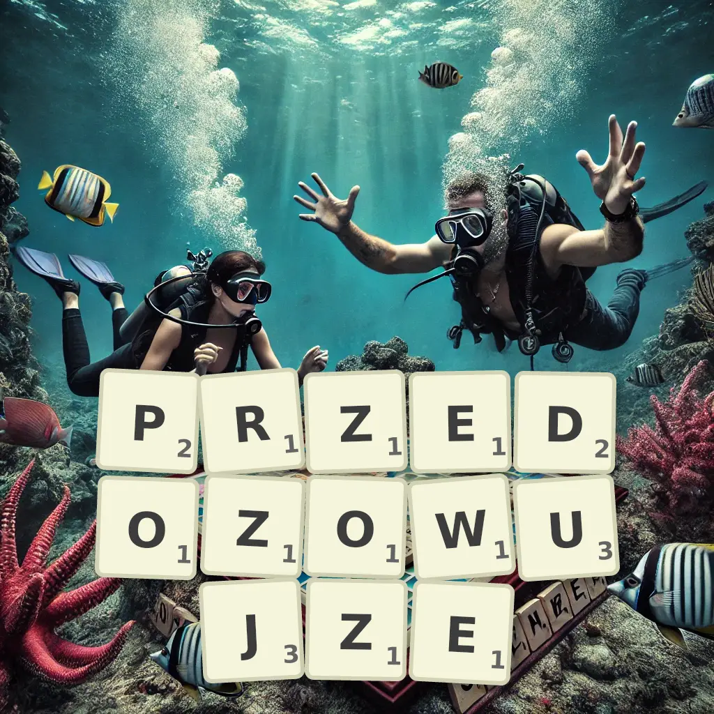 Słowa z liter PRZEDOZOWUJŻE