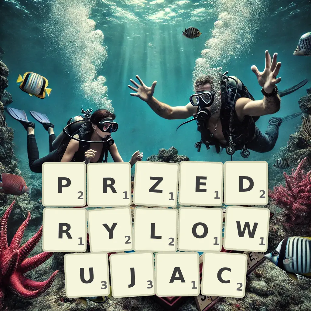 Słowa z liter PRZEDRYLOWUJĄC