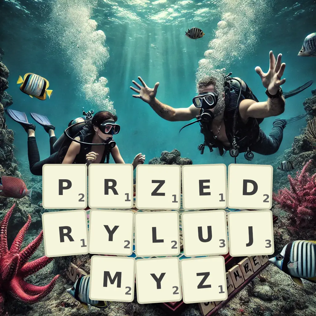 Słowa z liter PRZEDRYLUJMYŻ