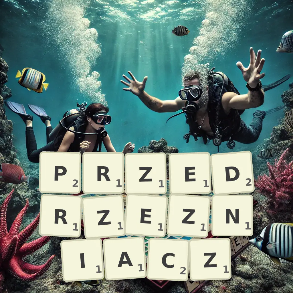 Słowa z liter PRZEDRZEŹNIACZ