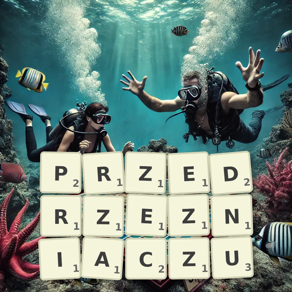 Słowa z liter PRZEDRZEŹNIACZU