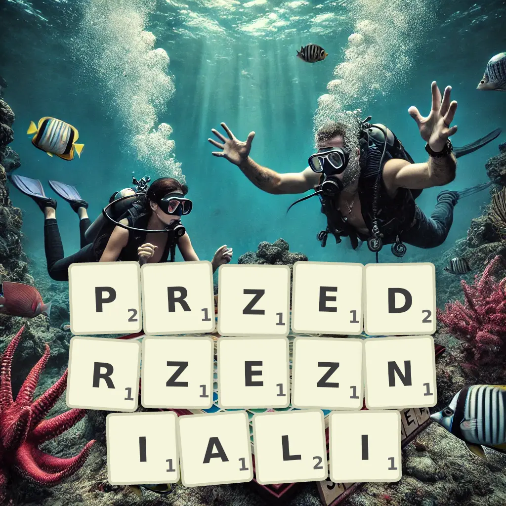 Słowa z liter PRZEDRZEŹNIALI