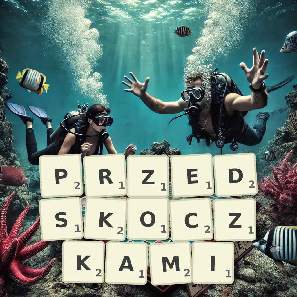 Lista słów z liter PRZEDSKOCZKAMI Słowa z liter PRZEDSKOCZKAMI