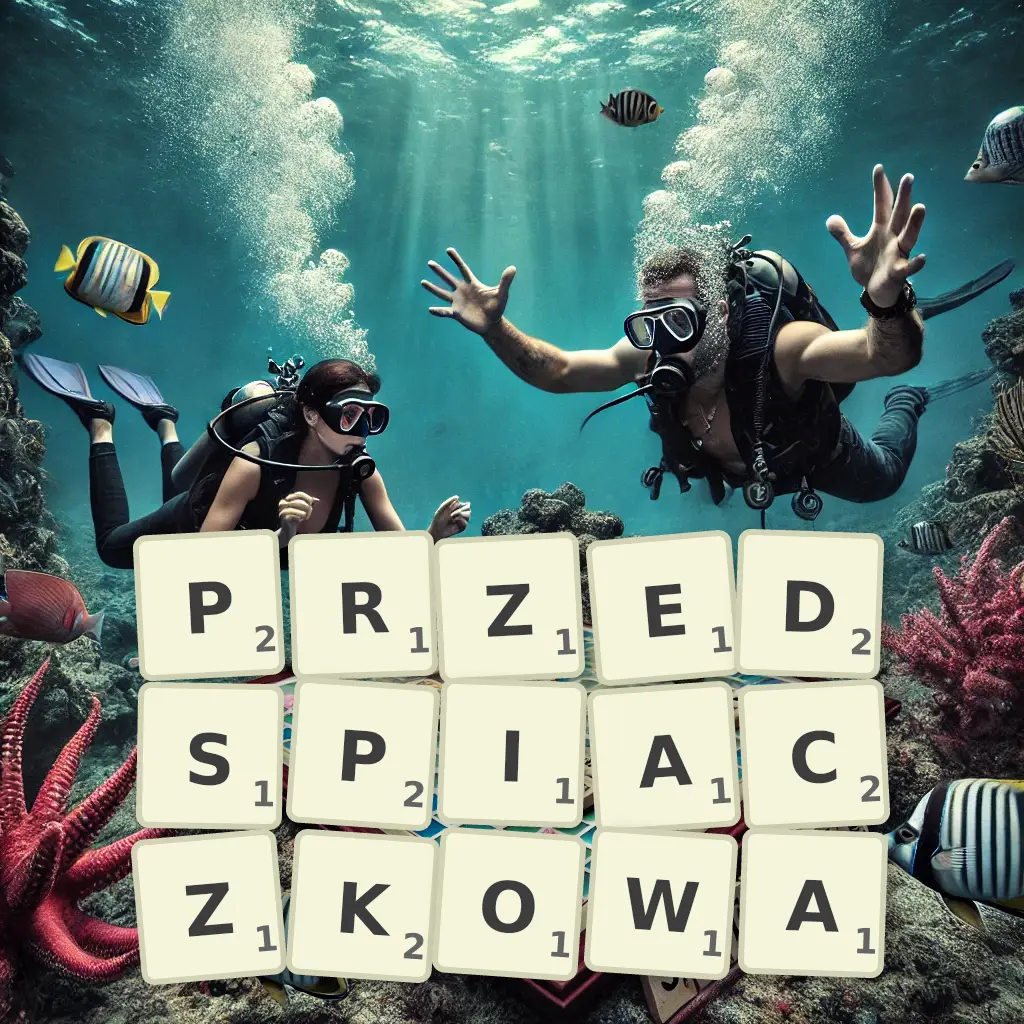 Słowa z liter PRZEDŚPIĄCZKOWA