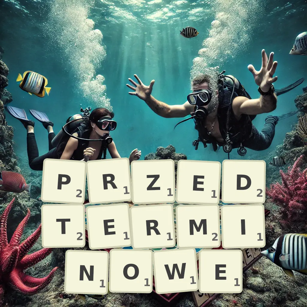 Słowa z liter PRZEDTERMINOWE