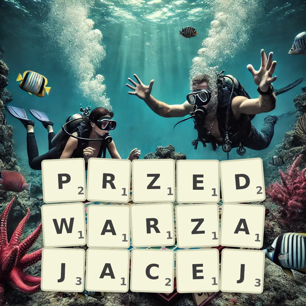 Słowa z liter PRZEDWARZAJĄCEJ