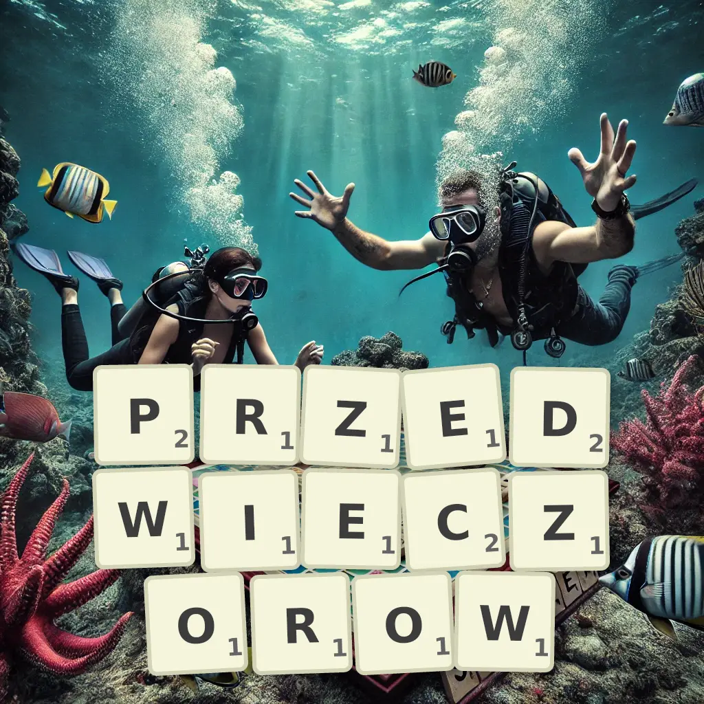 Słowa z liter PRZEDWIECZORÓW
