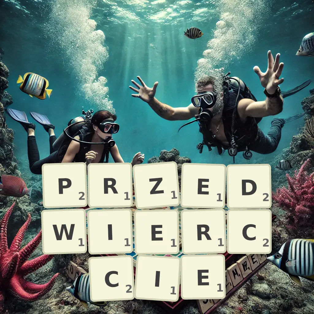Słowa z liter PRZEDWIERĆCIE