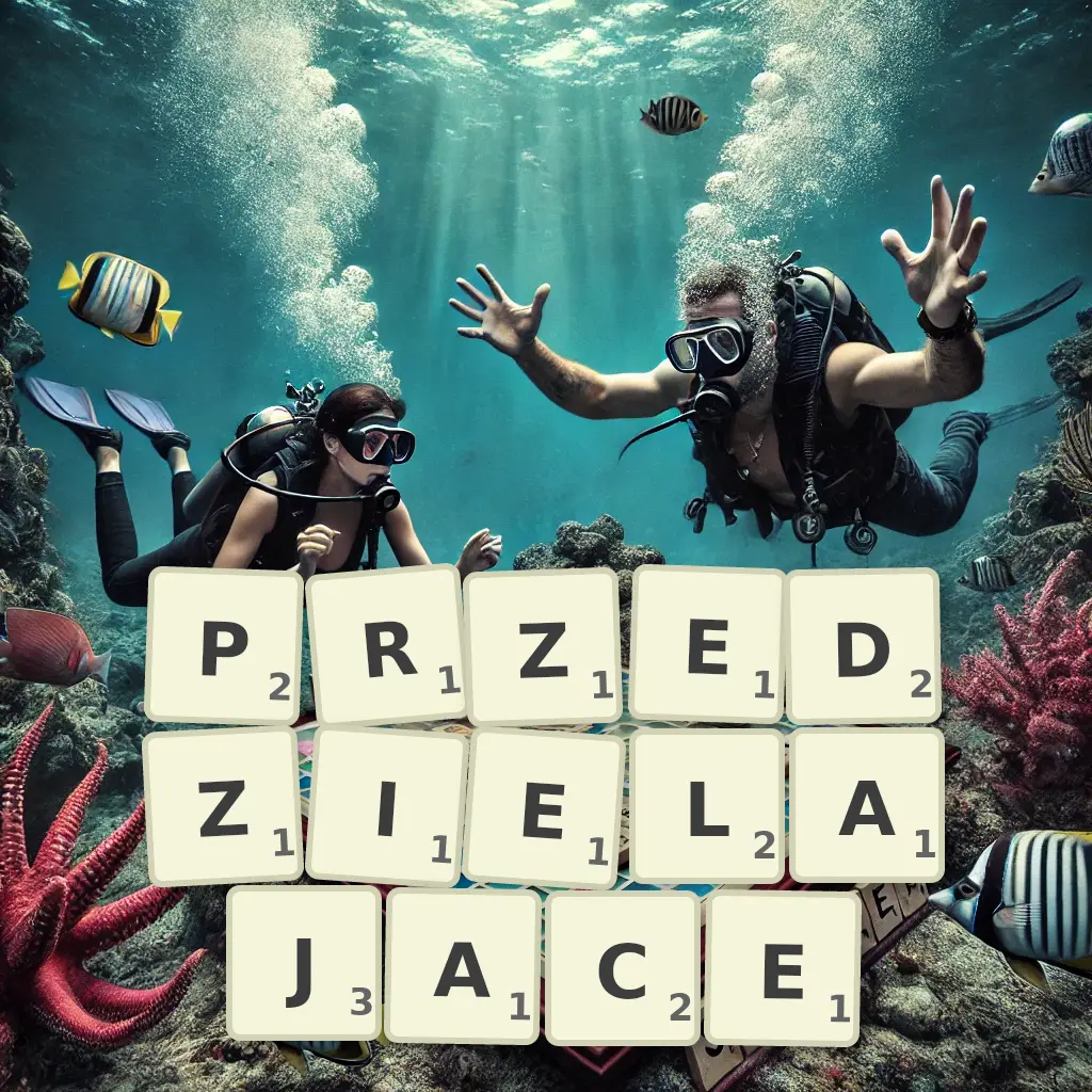 Słowa z liter PRZEDZIELAJĄCE