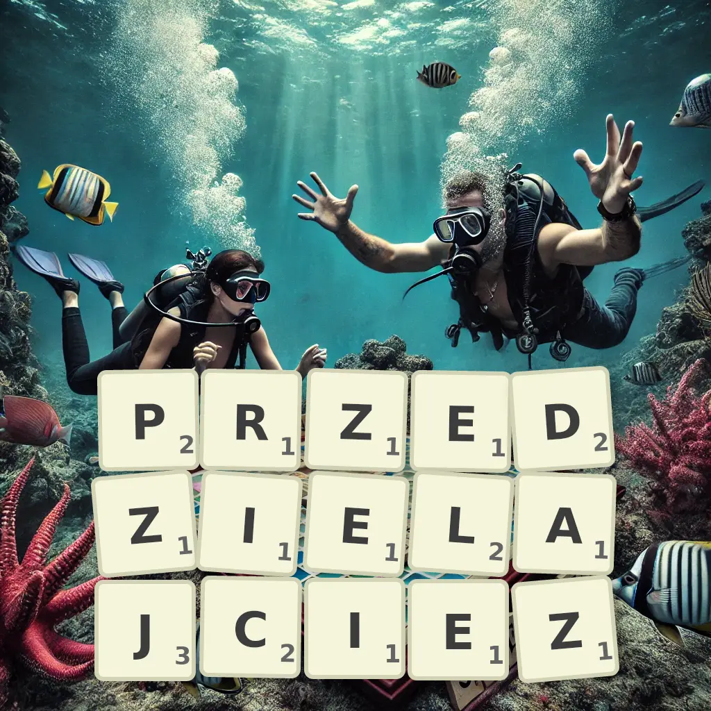 Słowa z liter PRZEDZIELAJCIEŻ