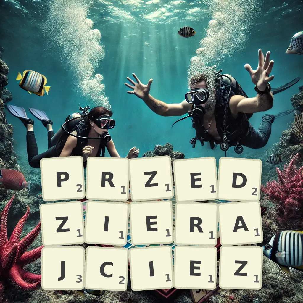 Słowa z liter PRZEDZIERAJCIEŻ