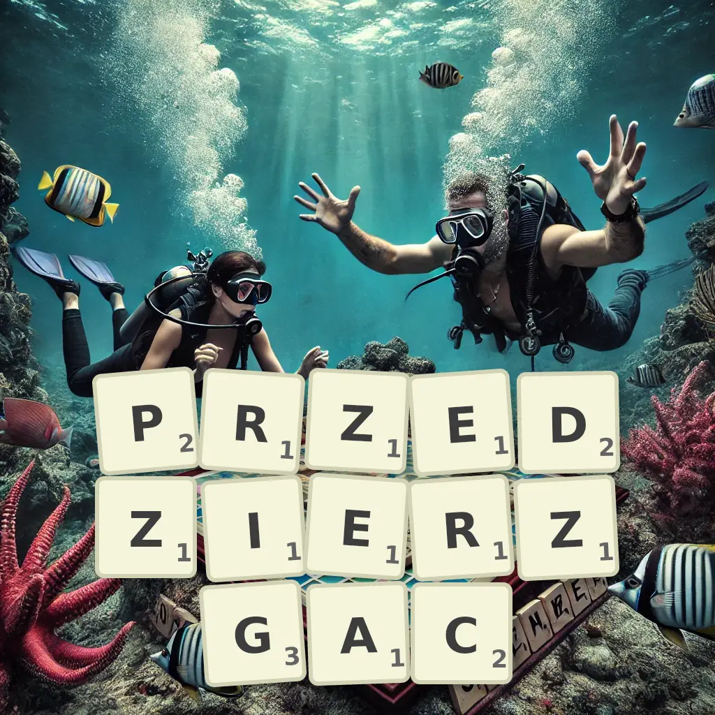 Słowa z liter PRZEDZIERZGAĆ