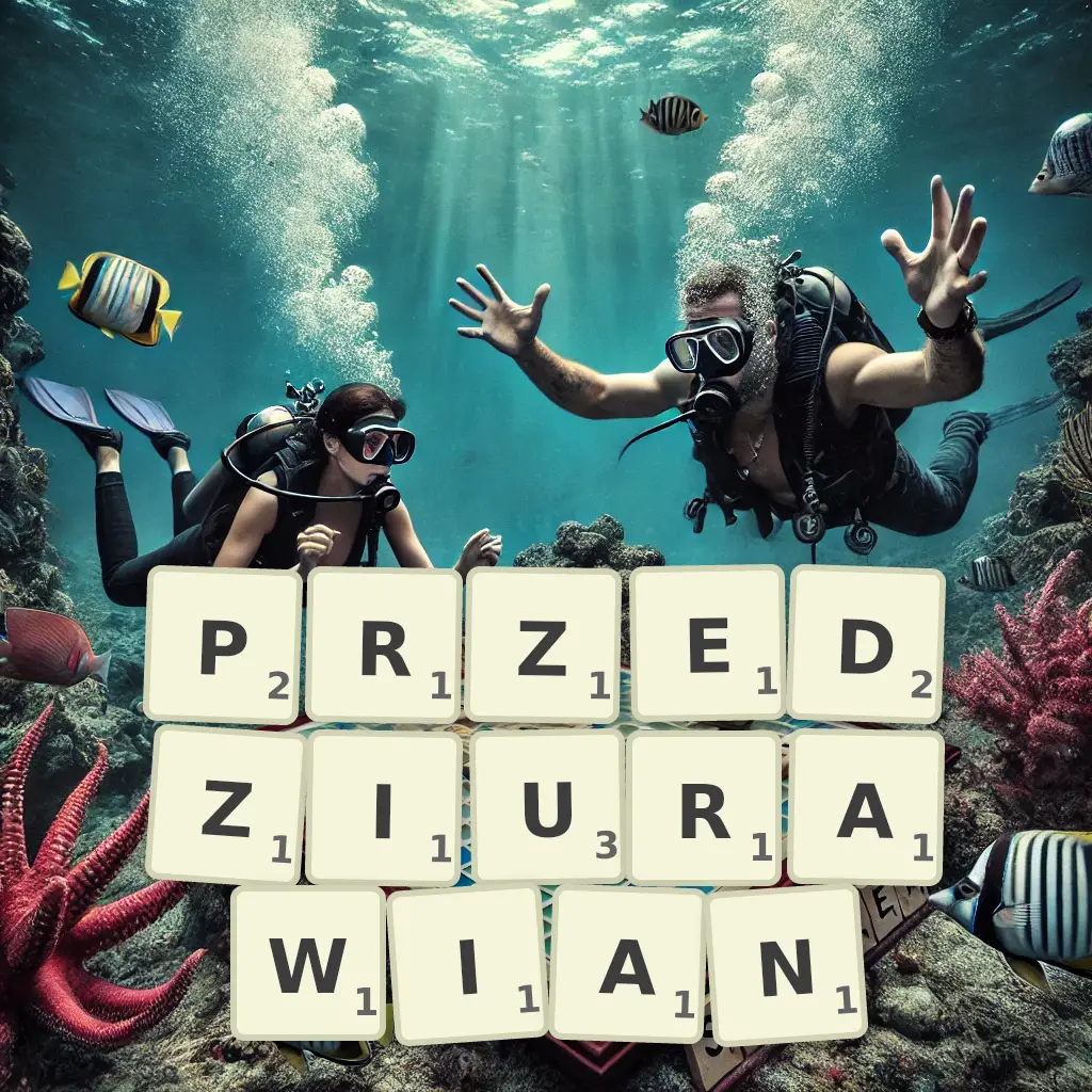 Słowa z liter PRZEDZIURAWIAŃ