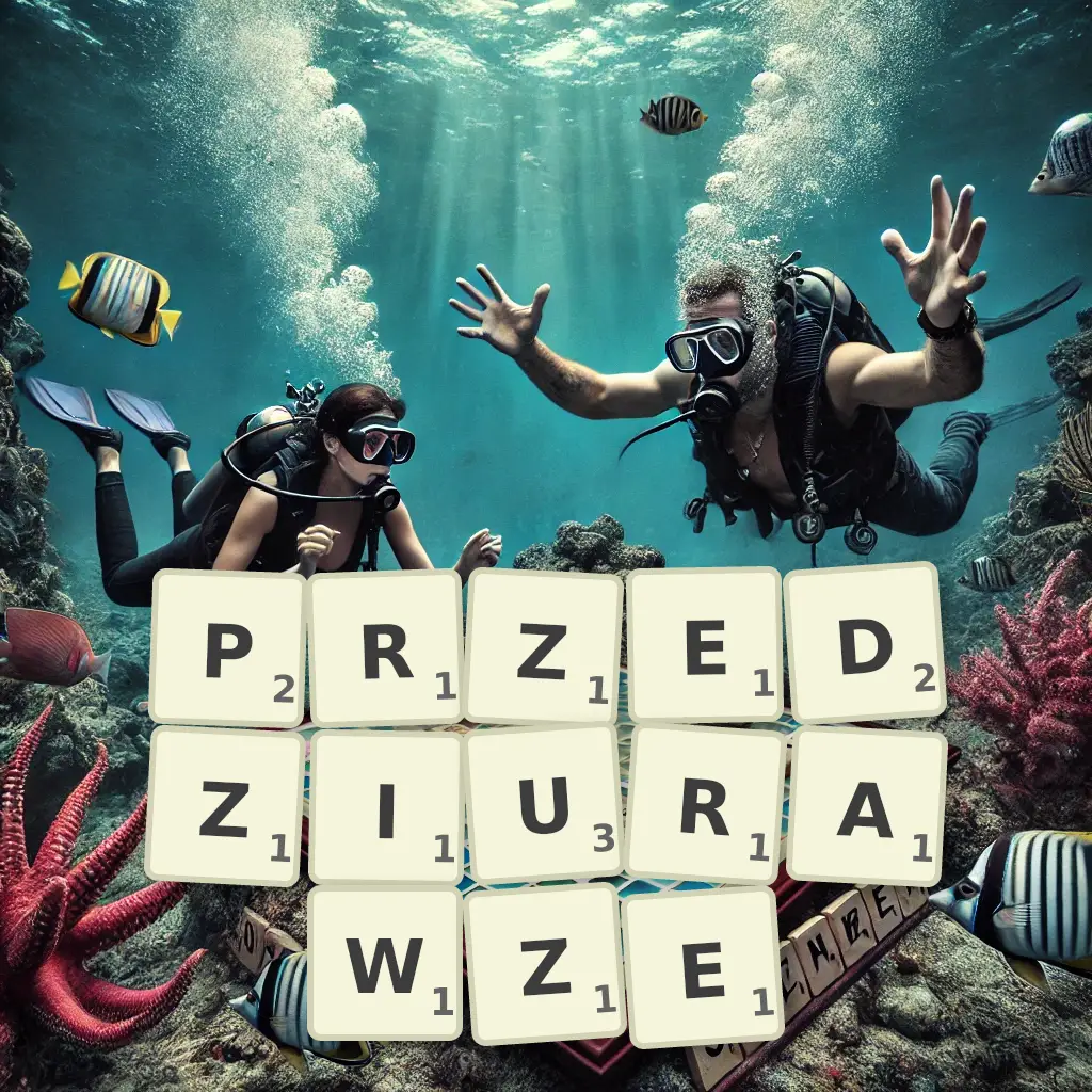 Słowa z liter PRZEDZIURAWŻE