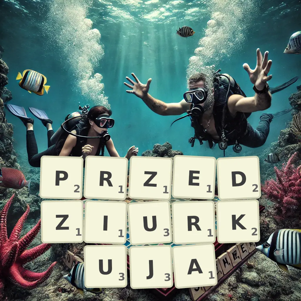 Słowa z liter PRZEDZIURKUJĄ