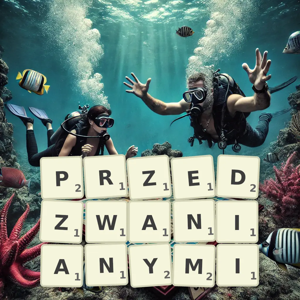 Lista słów z liter PRZEDZWANIANYMI Słowa z liter PRZEDZWANIANYMI