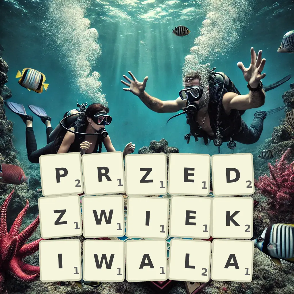 Słowa z liter PRZEDŹWIĘKIWAŁA