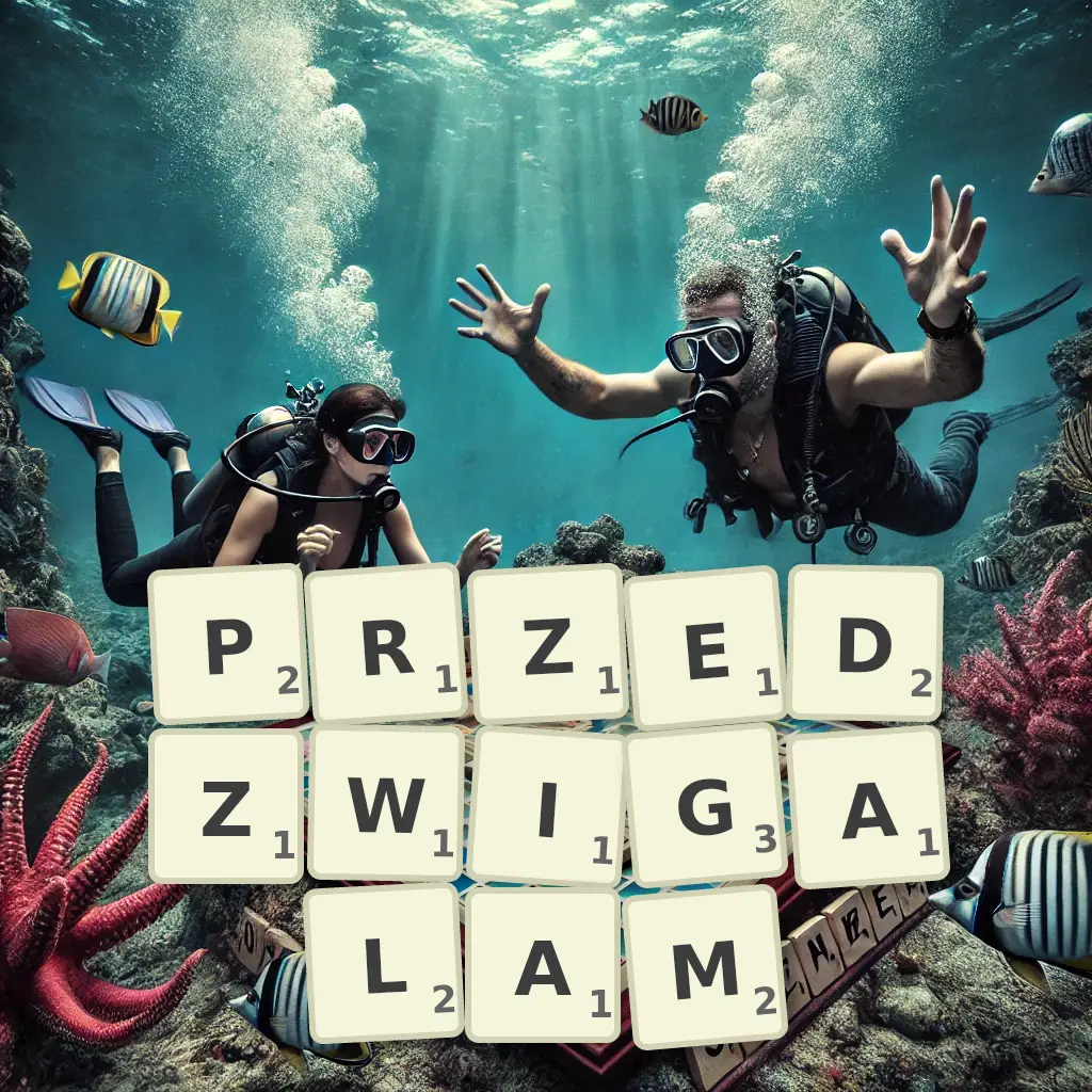 Słowa z liter PRZEDŹWIGAŁAM