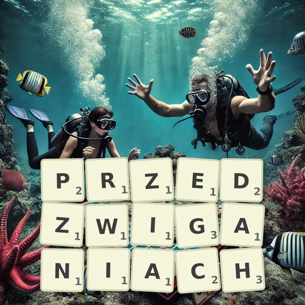 Słowa z liter PRZEDŹWIGANIACH
