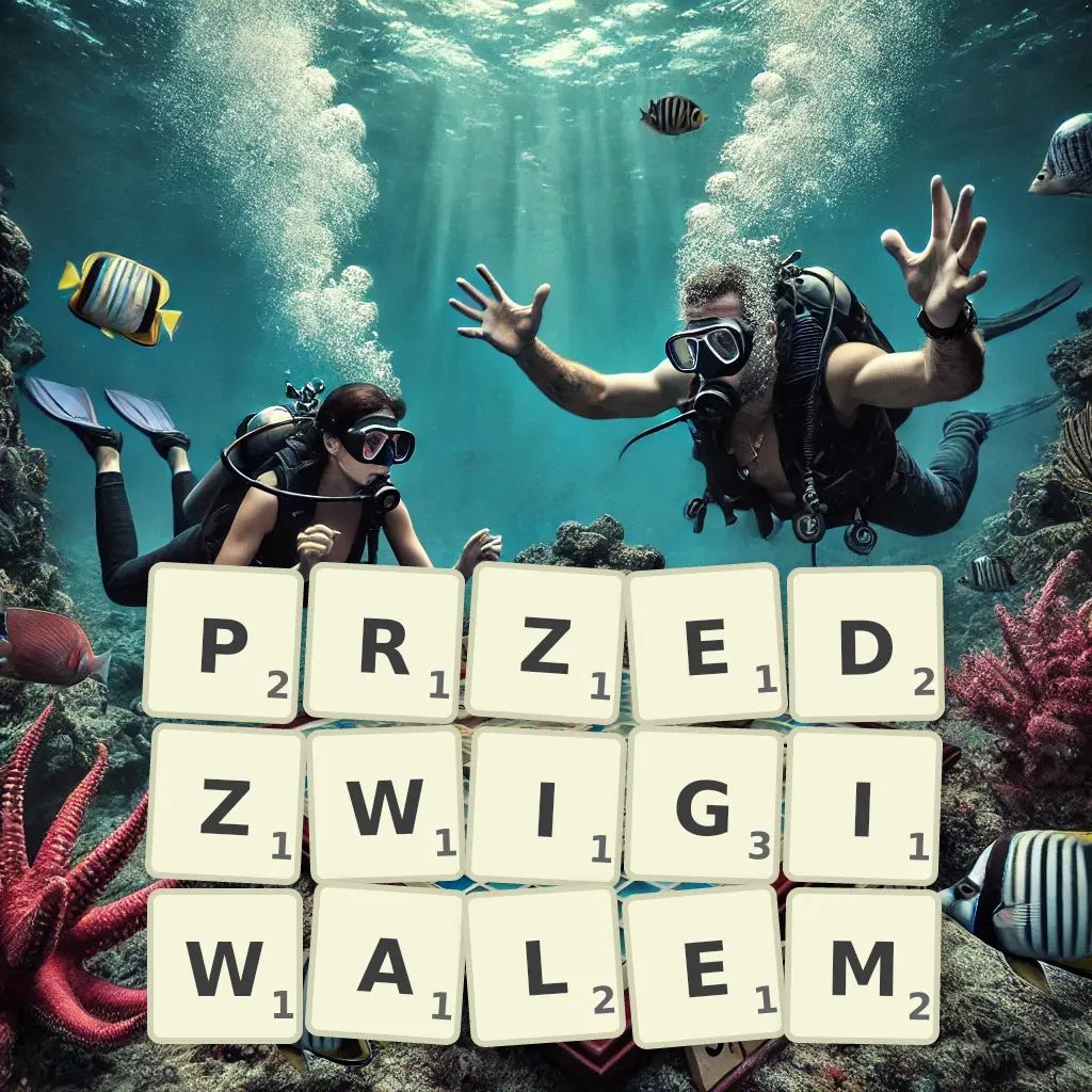 Słowa z liter PRZEDŹWIGIWAŁEM