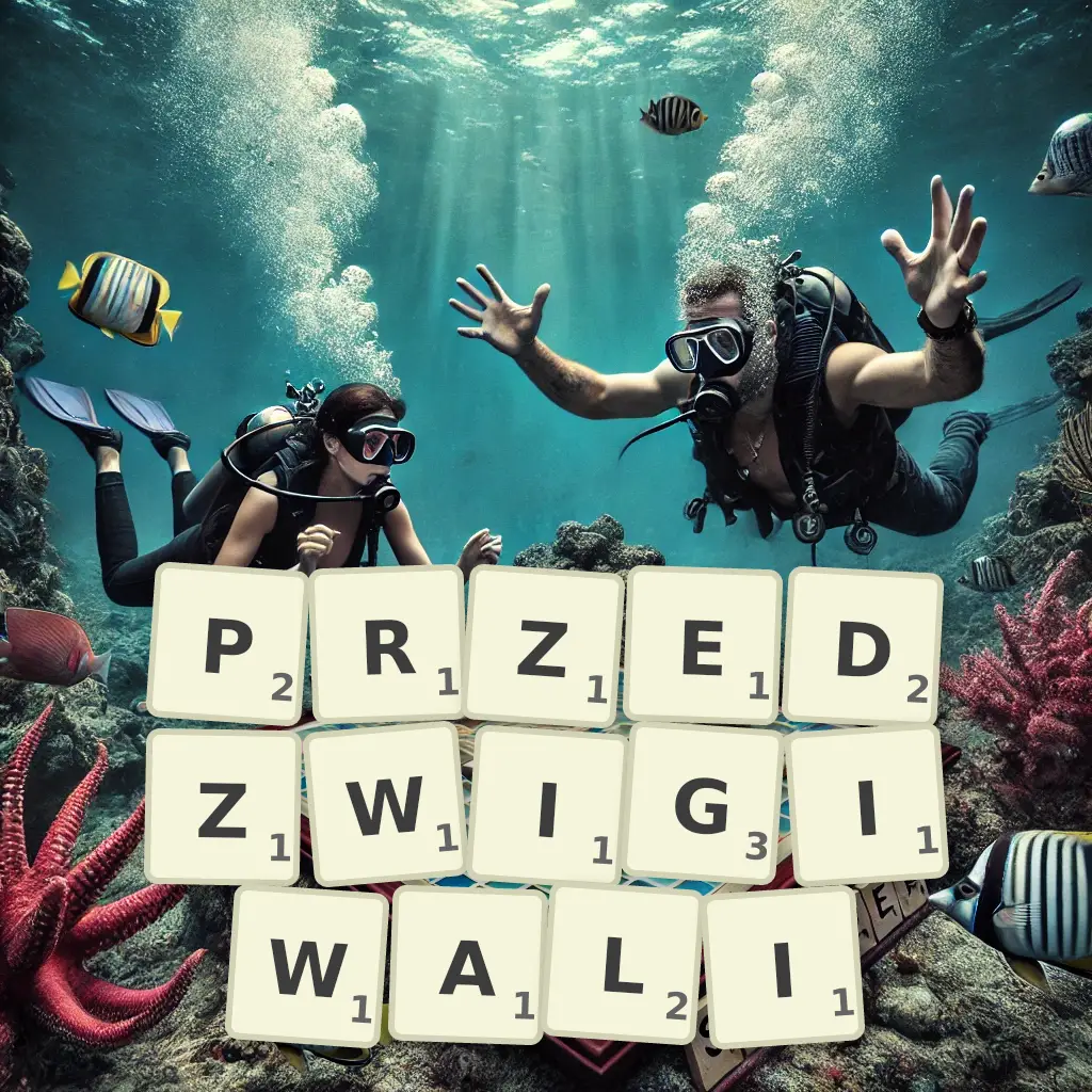 Słowa z liter PRZEDŹWIGIWALI