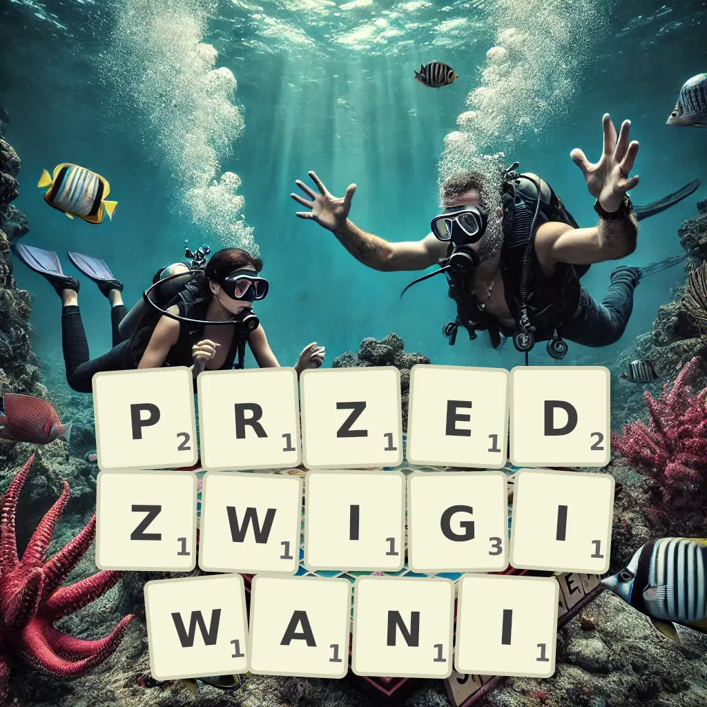 Słowa z liter PRZEDŹWIGIWANI
