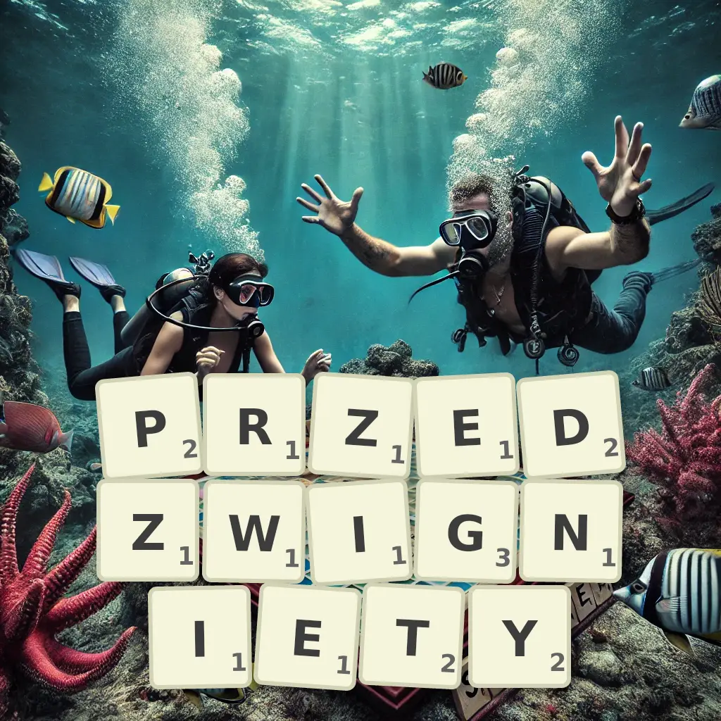 Słowa z liter PRZEDŹWIGNIĘTY
