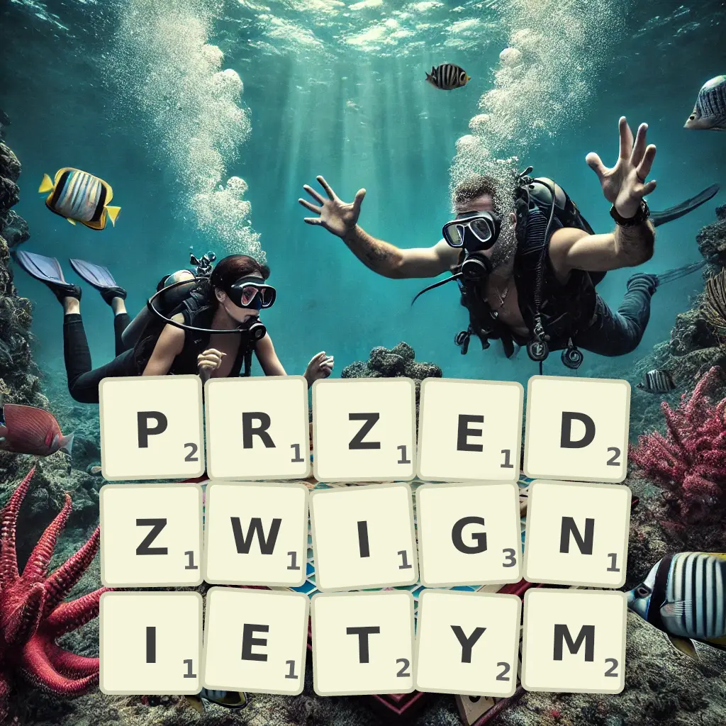 Słowa z liter PRZEDŹWIGNIĘTYM