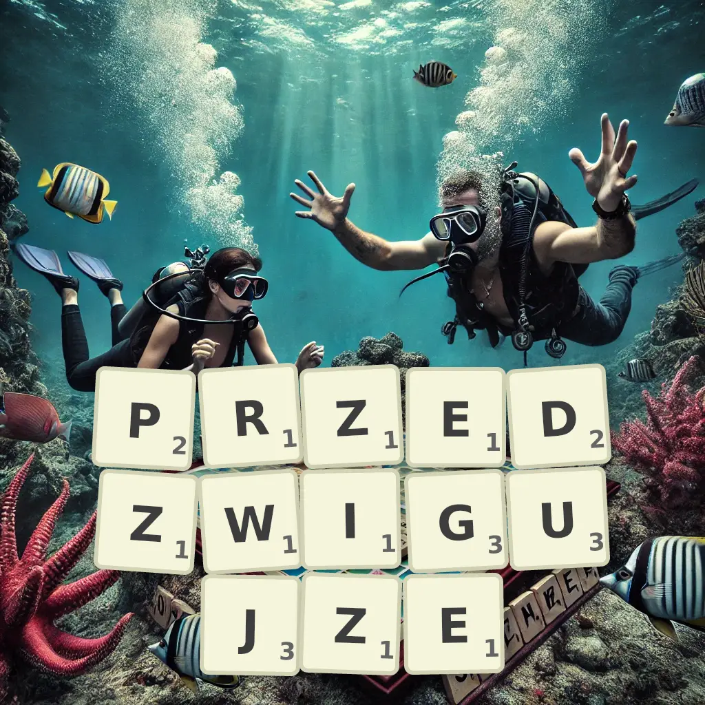 Słowa z liter PRZEDŹWIGUJŻE
