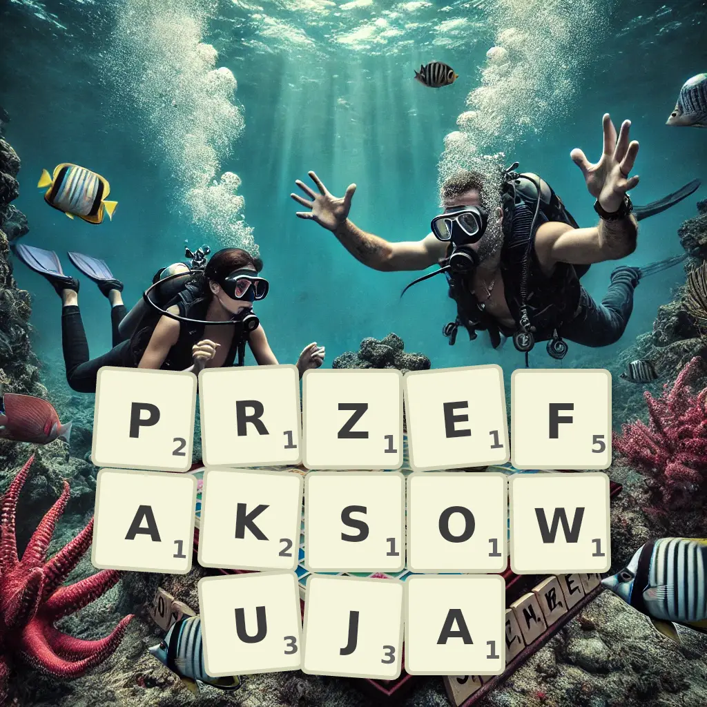 Słowa z liter PRZEFAKSOWUJĄ