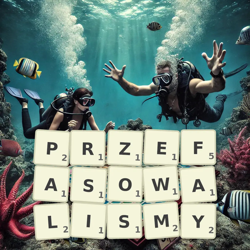 Lista słów z liter PRZEFASOWALIŚMY Słowa z liter PRZEFASOWALIŚMY