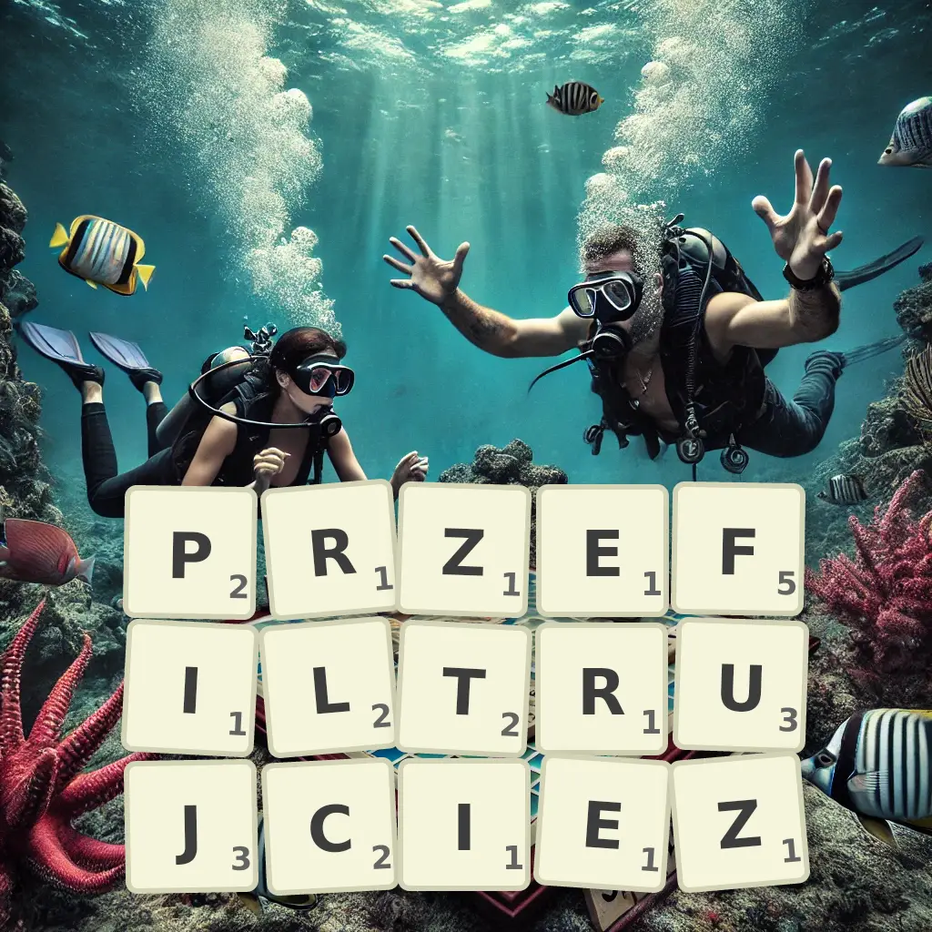 Słowa z liter PRZEFILTRUJCIEŻ