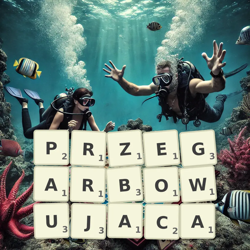 Słowa z liter PRZEGARBOWUJĄCĄ