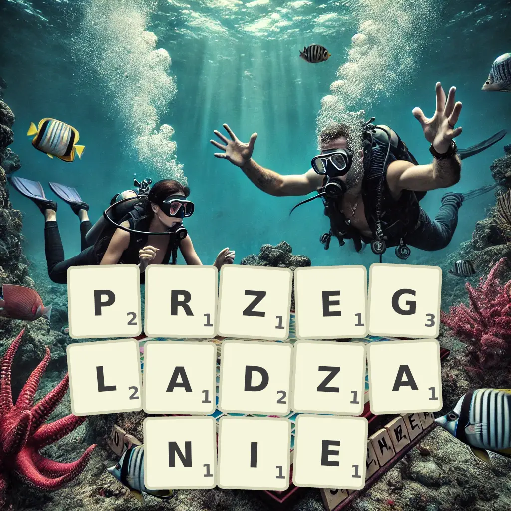 Słowa z liter PRZEGŁADZANIE