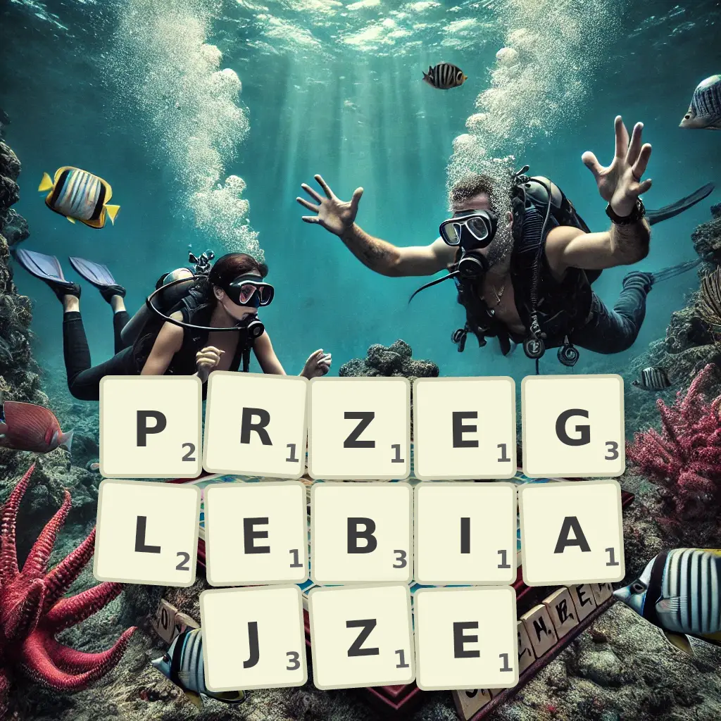 Słowa z liter PRZEGŁĘBIAJŻE