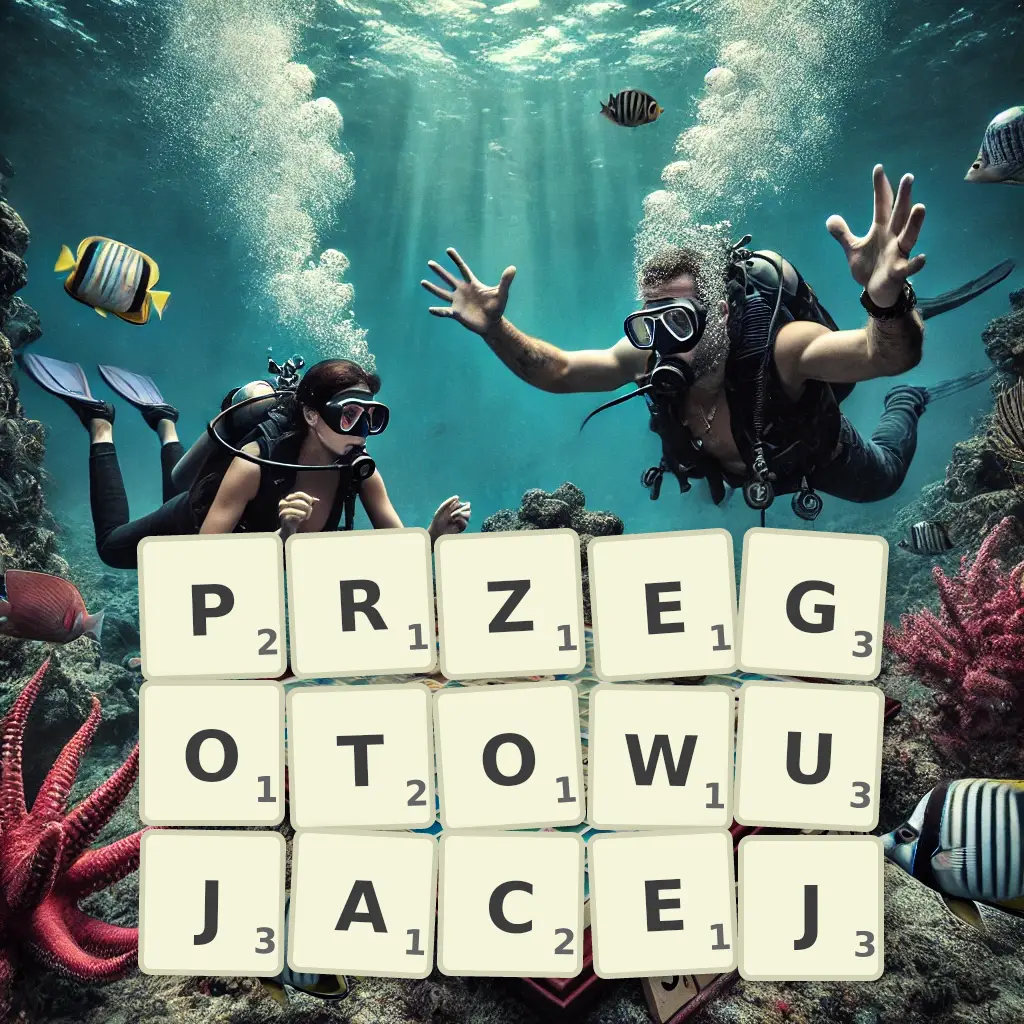 Słowa z liter PRZEGOTOWUJĄCEJ