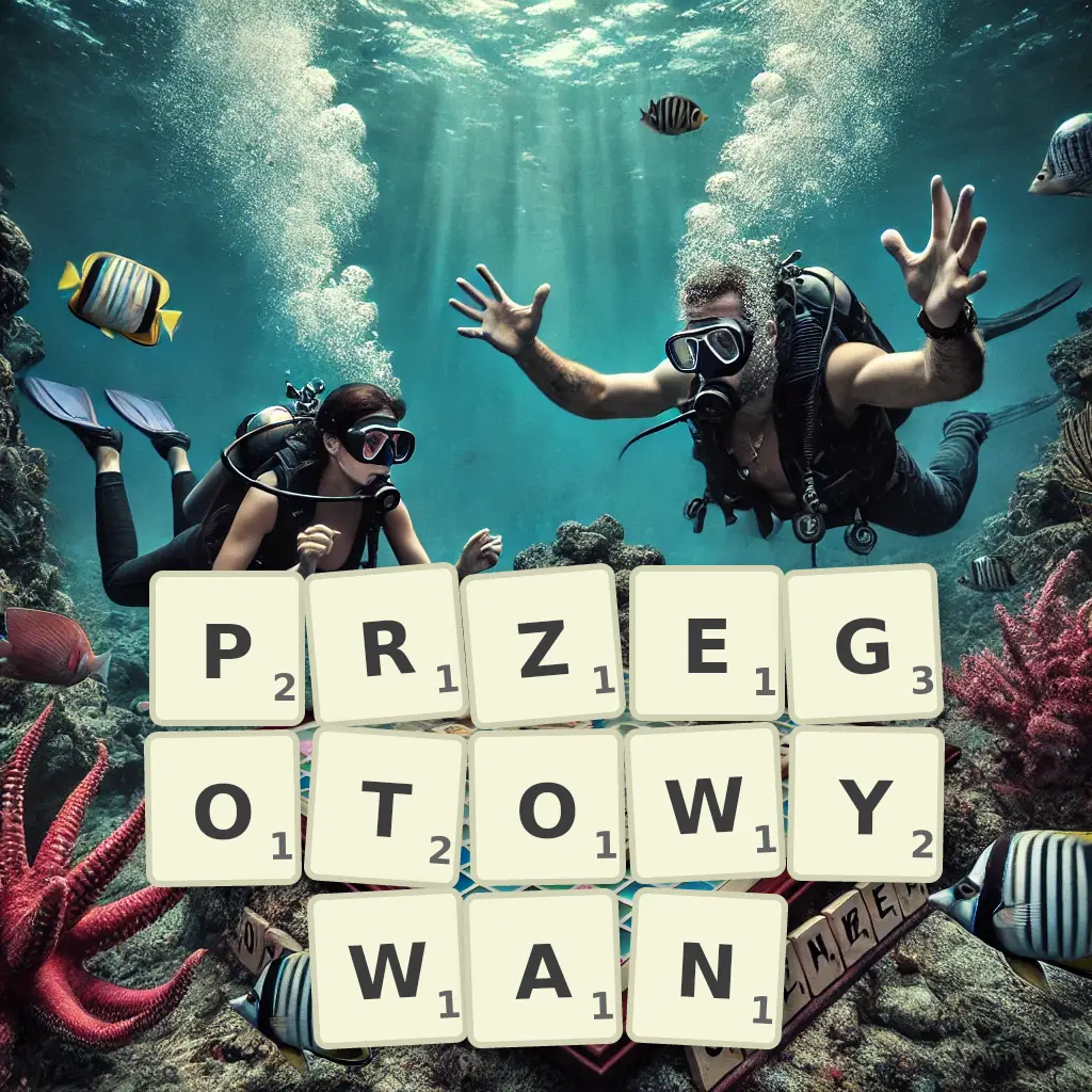 Słowa z liter PRZEGOTOWYWAŃ