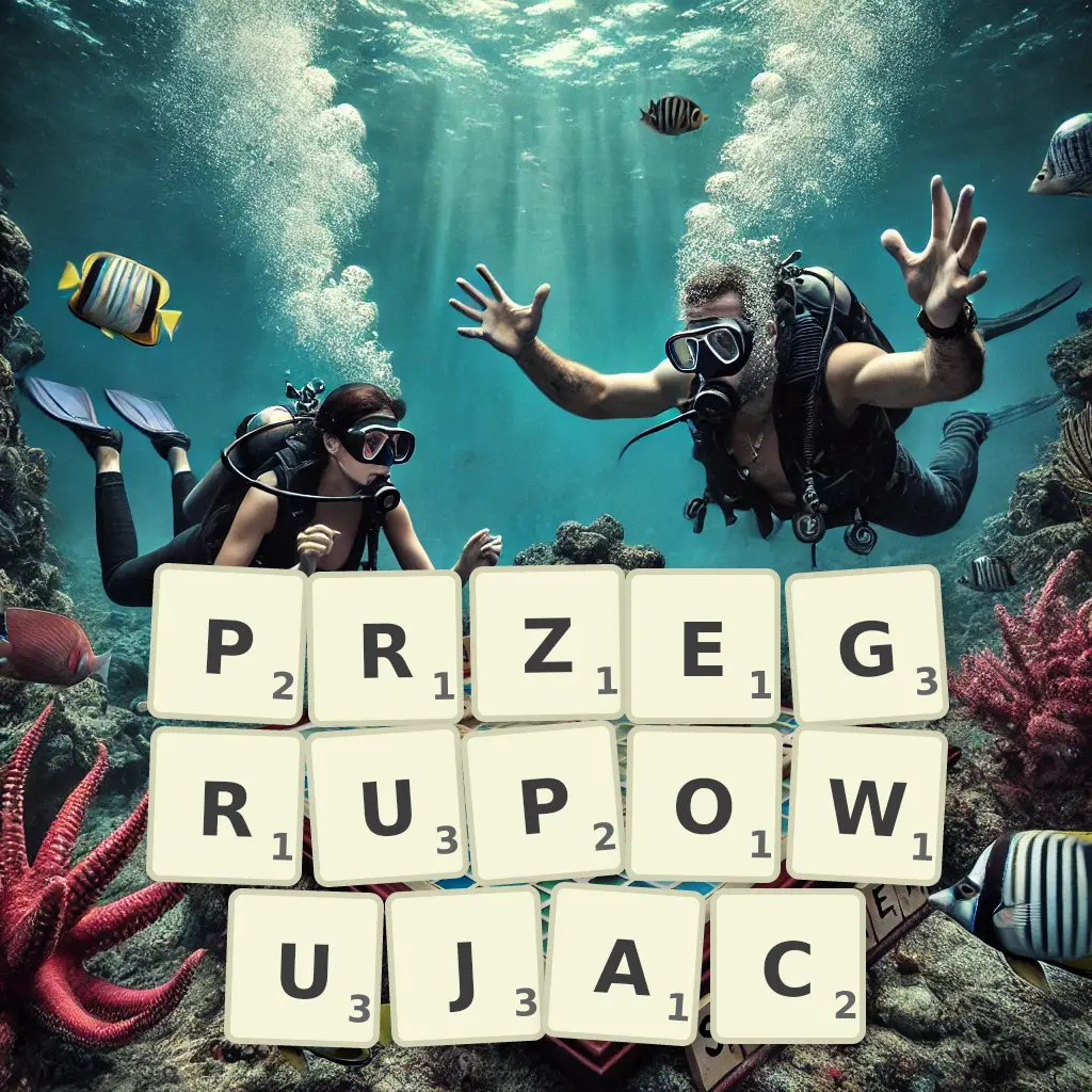 Słowa z liter PRZEGRUPOWUJĄC