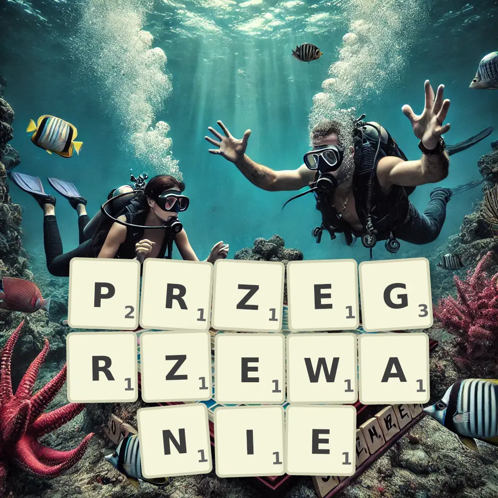 Słowa z liter PRZEGRZEWANIE