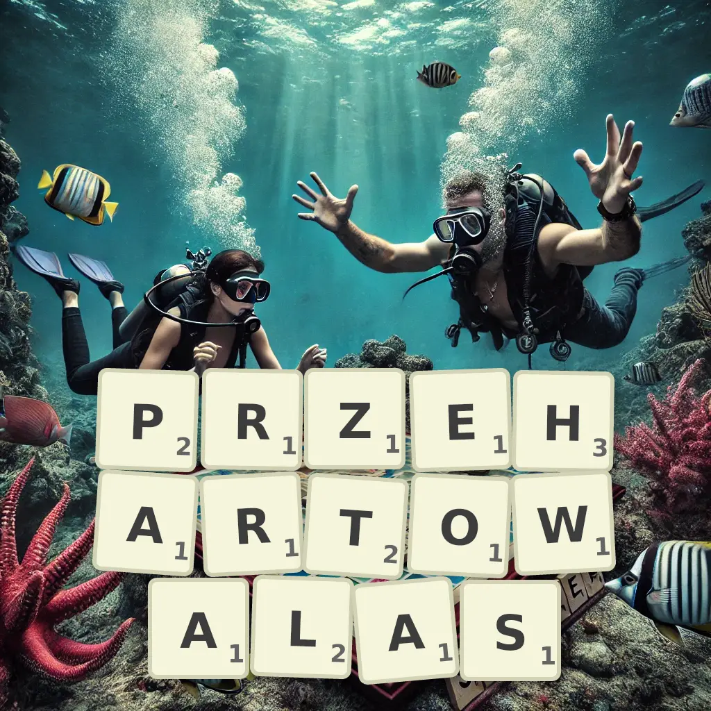 Słowa z liter PRZEHARTOWAŁAŚ
