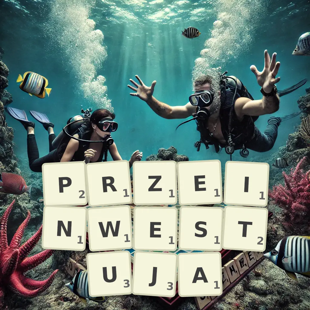 Słowa z liter PRZEINWESTUJĄ