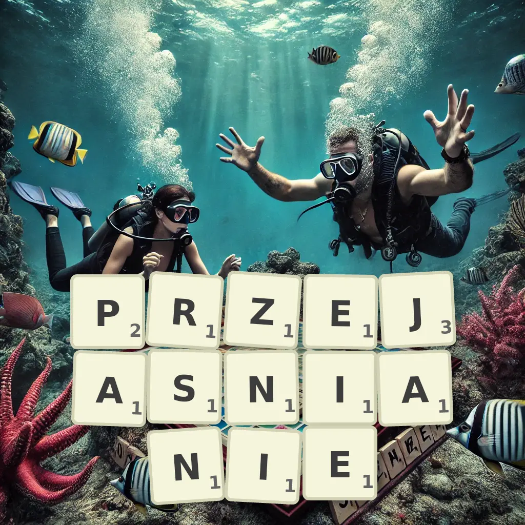 Słowa z liter PRZEJAŚNIANIE