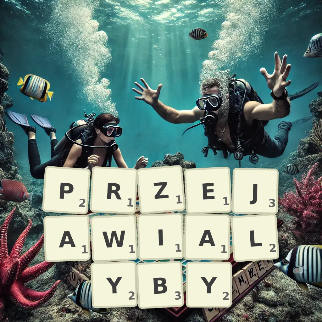 Słowa z liter PRZEJAWIAŁYBY
