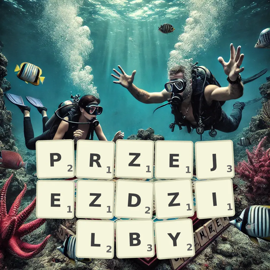 Słowa z liter PRZEJEŹDZIŁBY