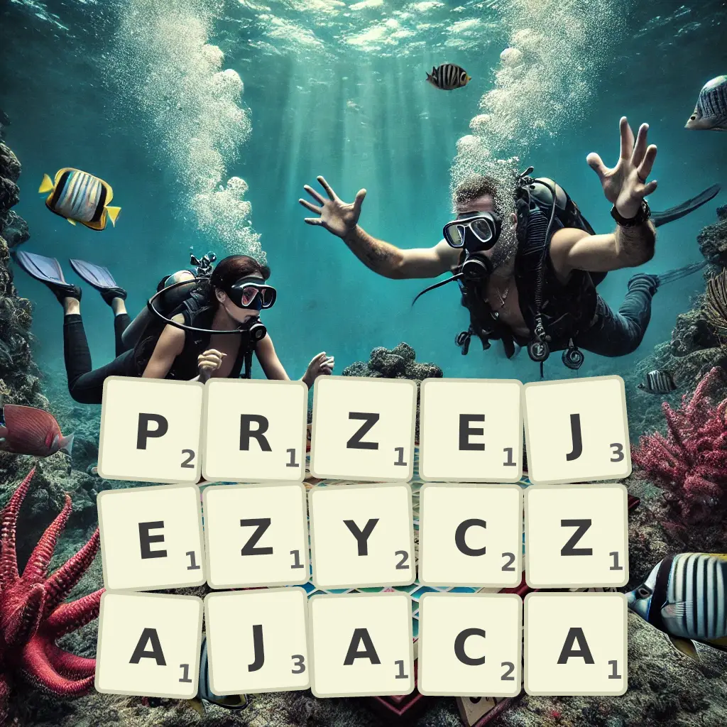 Słowa z liter PRZEJĘZYCZAJĄCĄ